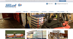Desktop Screenshot of getraenke-ziegler.de